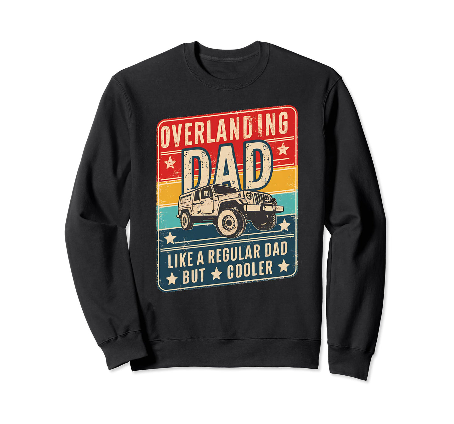 Suv Overlanding Camping Outdoors Sweatshirt - Graphic Print for Adults - T-Shirt, Sweatshirt, Hoodie