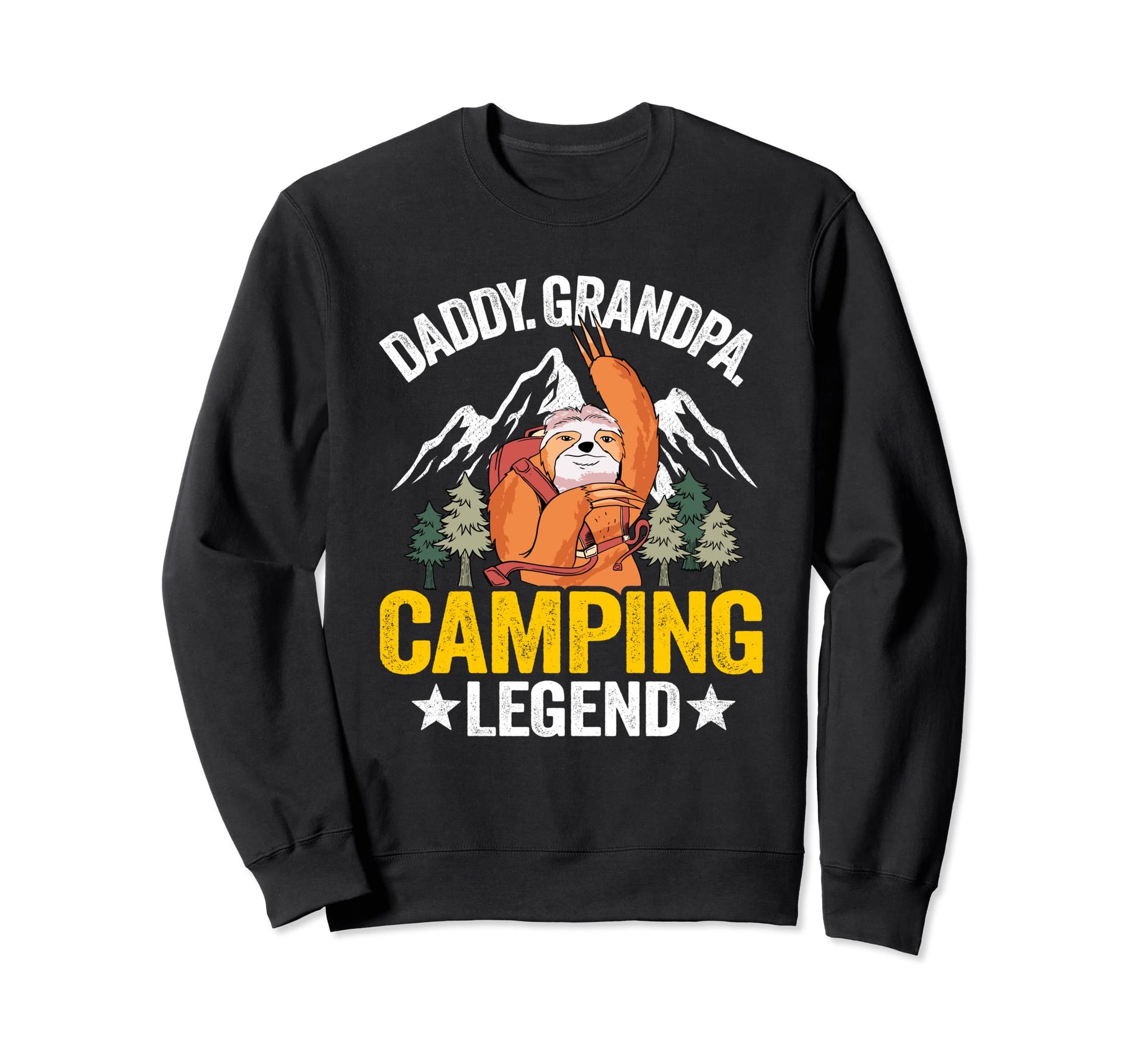 Daddy Grandpa Camping Legend Rv Sweatshirt - Unique Graphic Men Women - T-Shirt, Sweatshirt, Hoodie