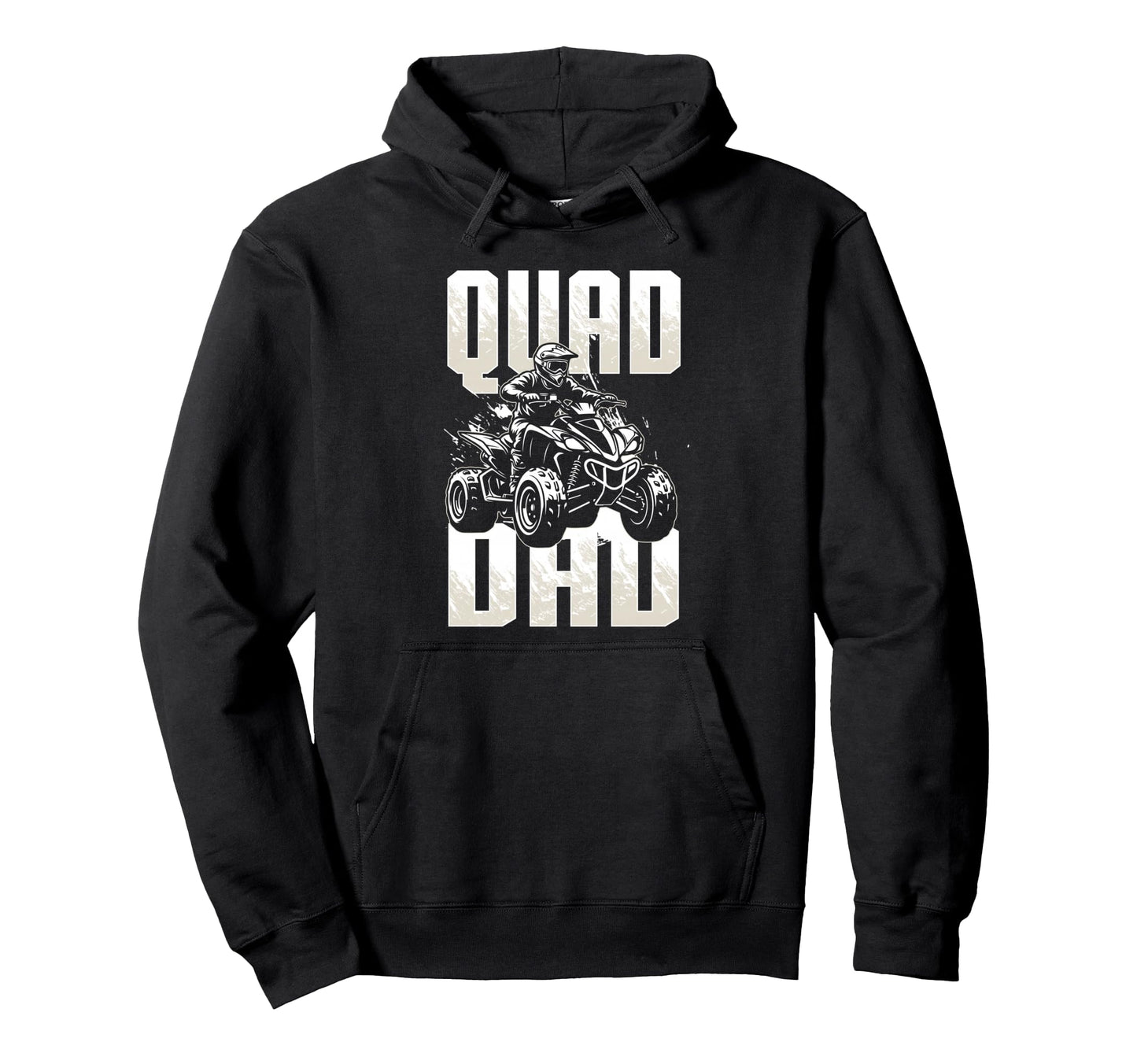 Quad Dad Atv Offroad Rider Fathers Day Hoodie - Trendy Graphic Men Women - T-Shirt, Sweatshirt, Hoodie