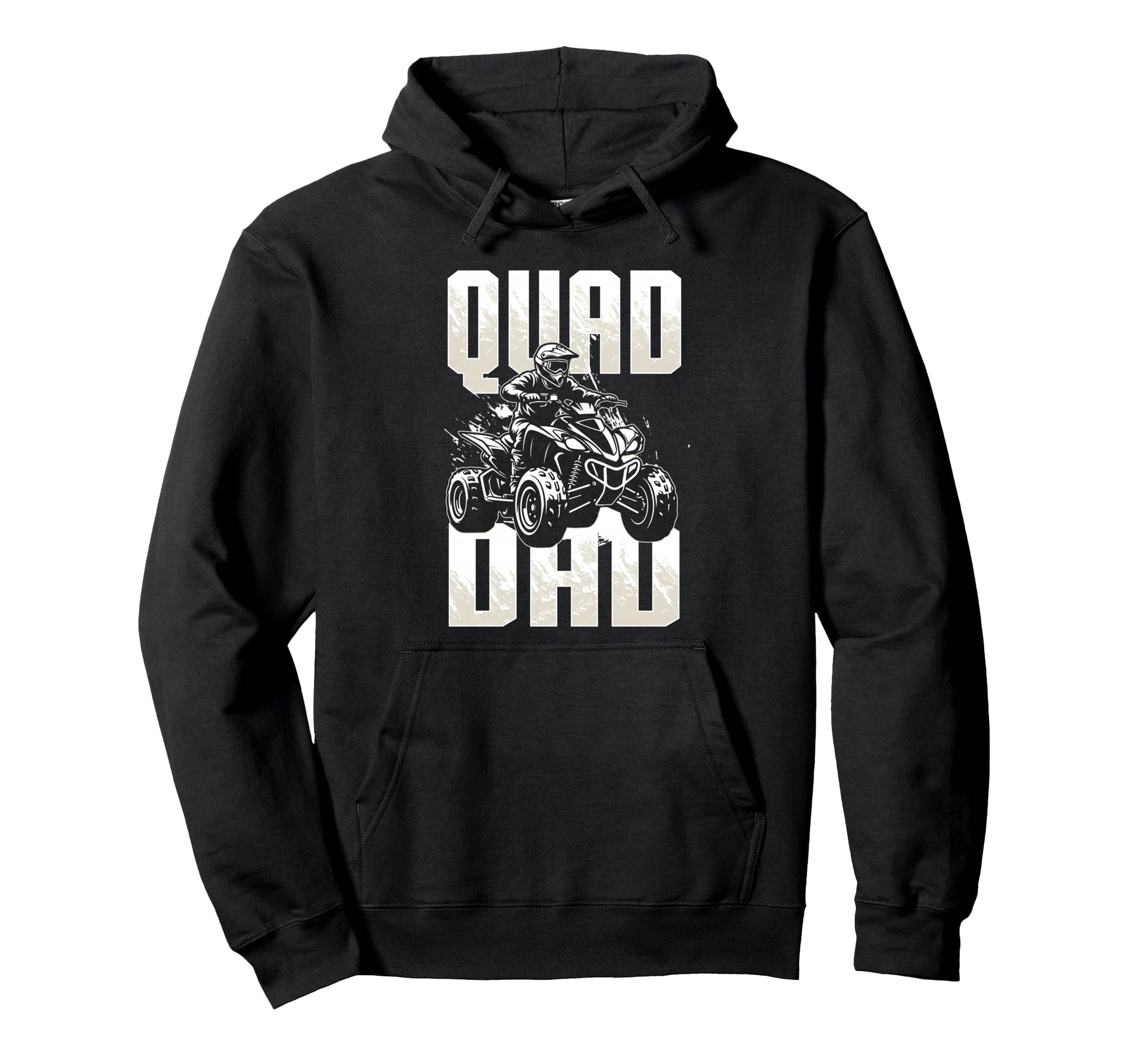Quad Dad Atv Offroad Rider Fathers Day Hoodie - Trendy Graphic Men Women - T-Shirt, Sweatshirt, Hoodie