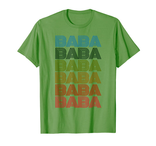 Baba Grandpa Arabic Word Legend Dad Myth T-Shirt - Unique Graphic Unisex - T-Shirt, Sweatshirt, Hoodie