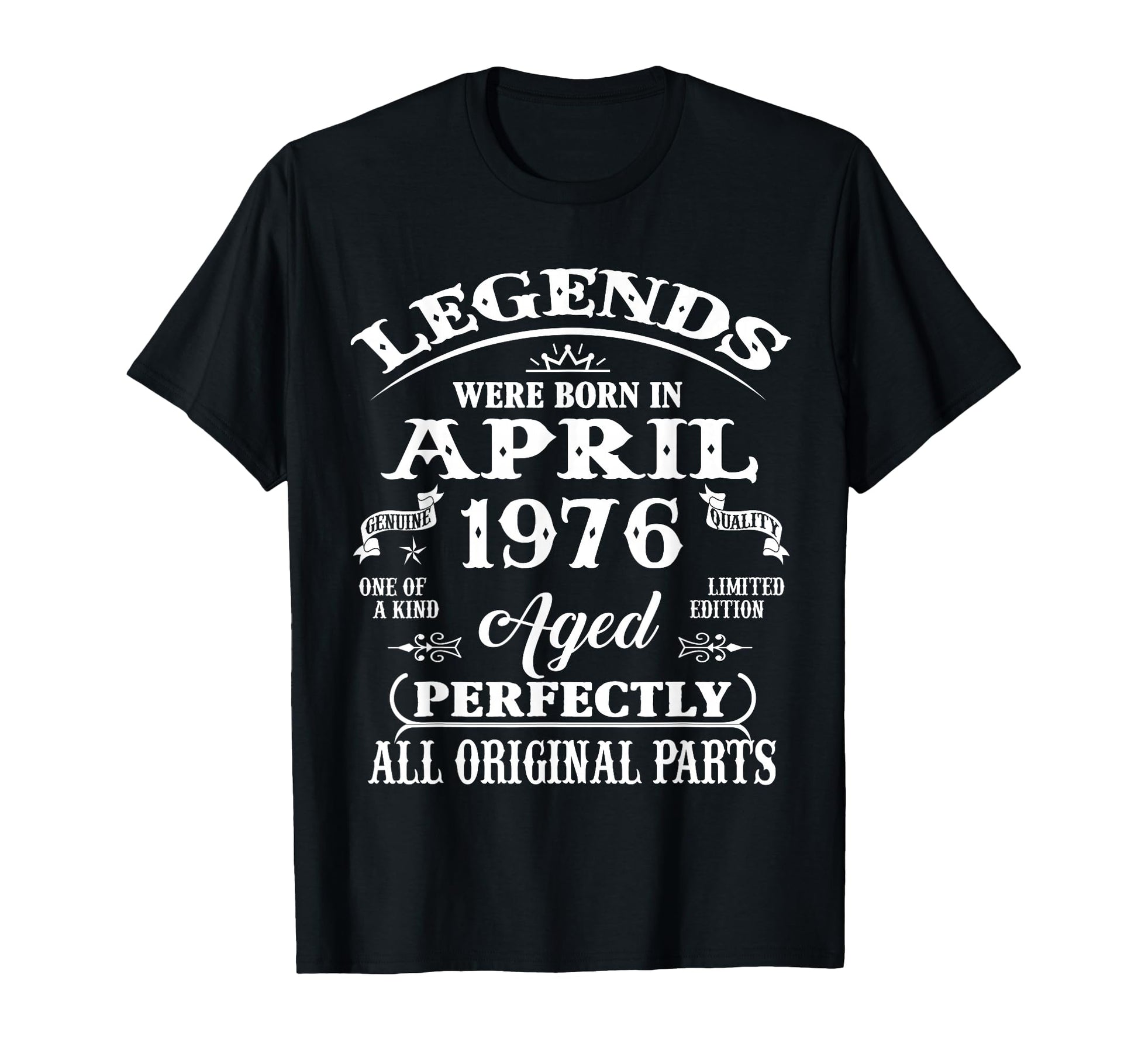 50Th Birthday Gift Legend Born April T-Shirt - Trendy Graphic for Adults - T-Shirt, Sweatshirt, Hoodie