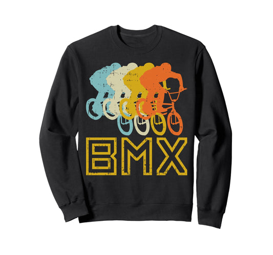 Bmx Bike 80S Racing Bicycle Sweatshirt - Novelty Apparel for Adults - T-Shirt, Sweatshirt, Hoodie