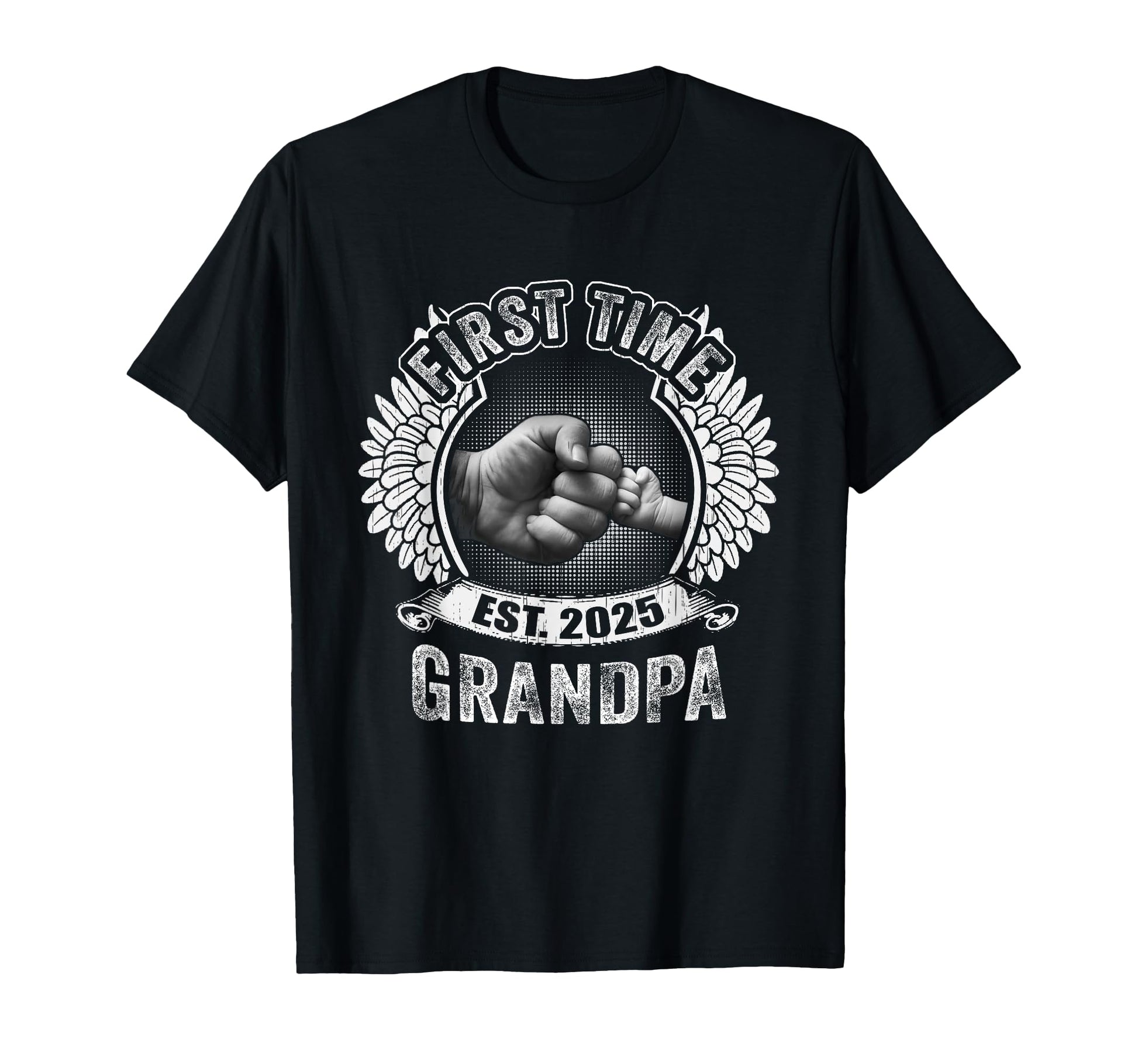 First Time Grandpa Est 2025 Gift T-Shirt - Trendy Graphic Men Women - T-Shirt, Sweatshirt, Hoodie