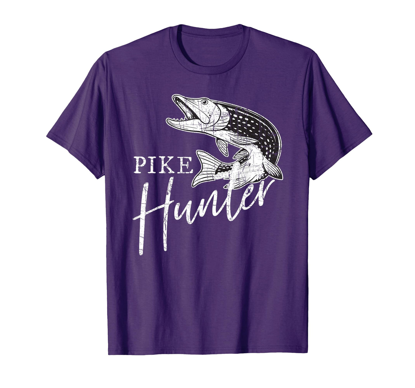 Pike Hunter Fishing Fisherman T-Shirt - Casual Everyday Wear Unisex - T-Shirt, Sweatshirt, Hoodie