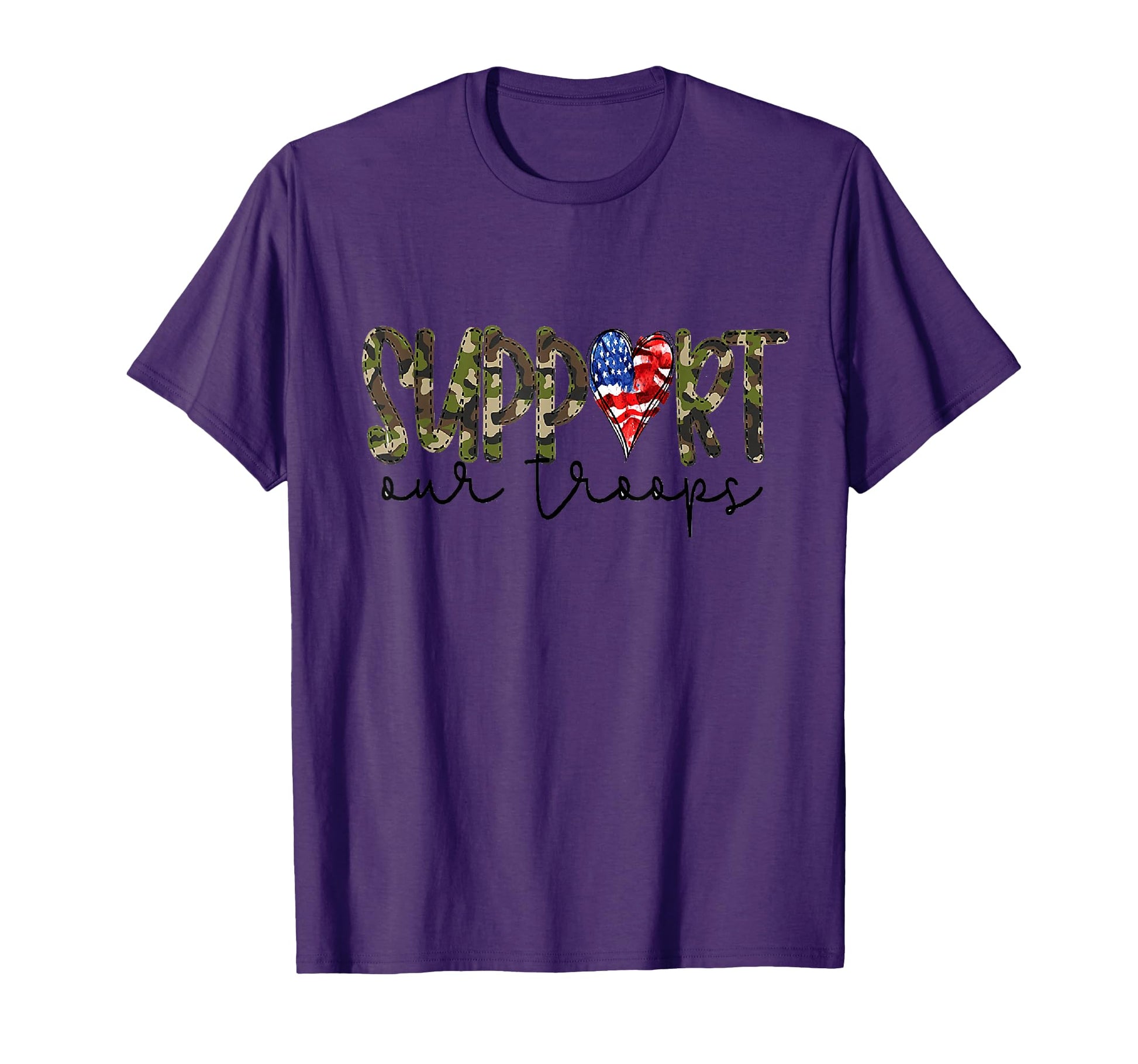 Support Our Troops T-Shirt - Casual Everyday Wear for Adults - T-Shirt, Sweatshirt, Hoodie