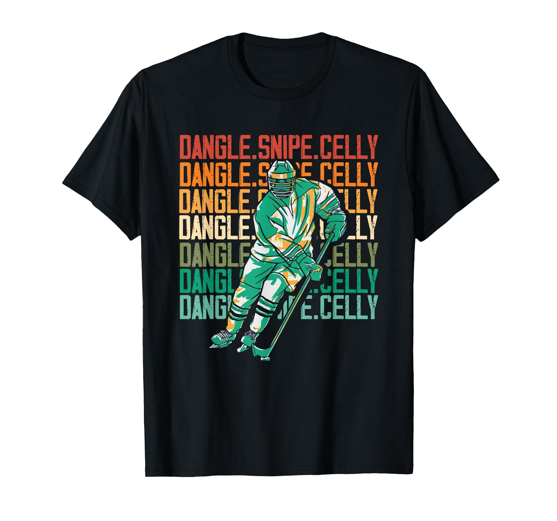 Dangle Snipe Celly Winter Sports Ice T-Shirt - Custom Art Print Unisex - T-Shirt, Sweatshirt, Hoodie