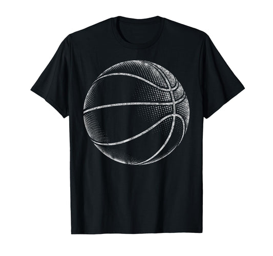 Basketball Player Fan Dad Game Day T-Shirt - Minimalist Print Men Women - T-Shirt, Sweatshirt, Hoodie