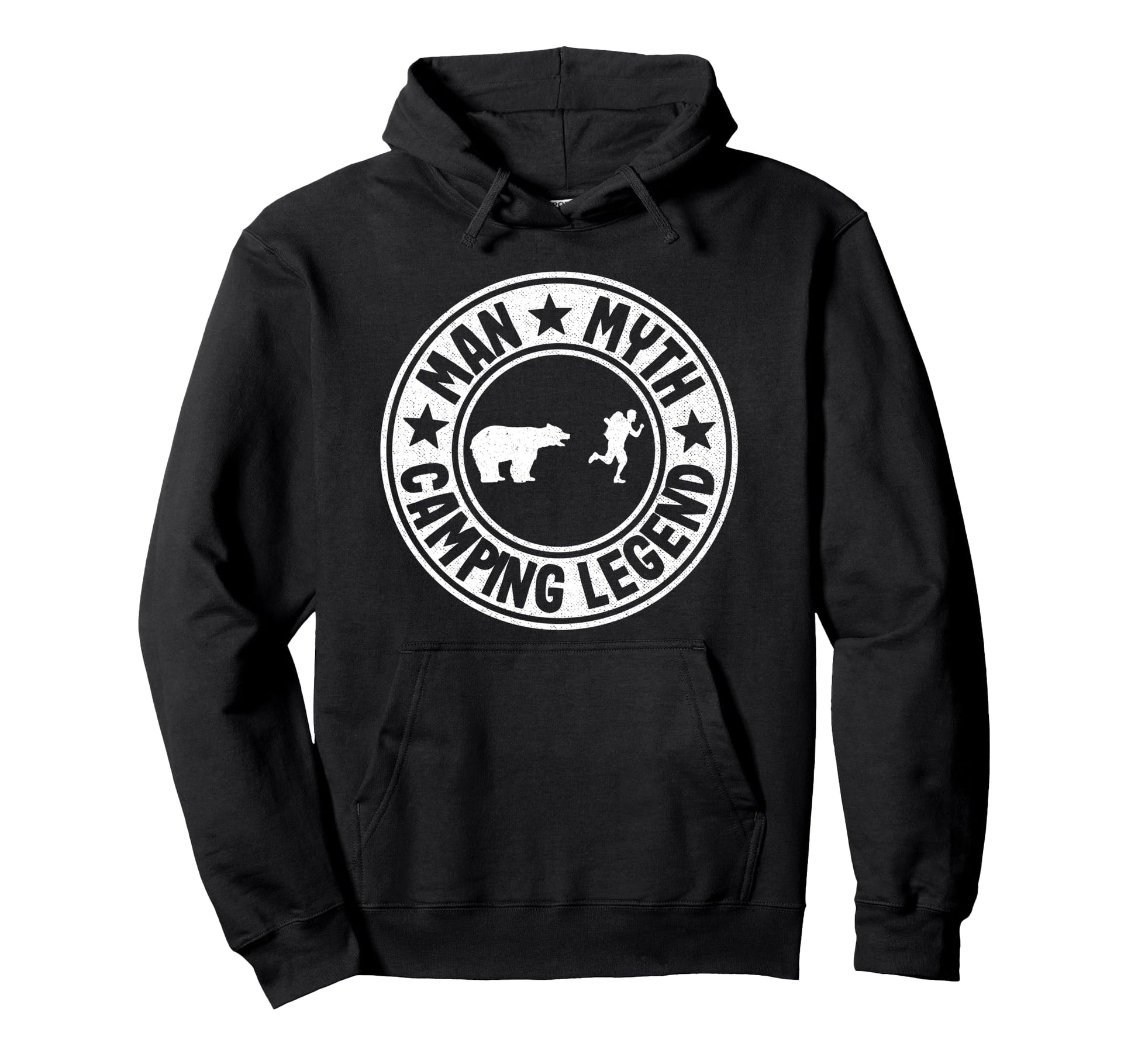 Myth Camping Legend Rv Camper Dad Hoodie - Aesthetic Graphic Men Women - T-Shirt, Sweatshirt, Hoodie