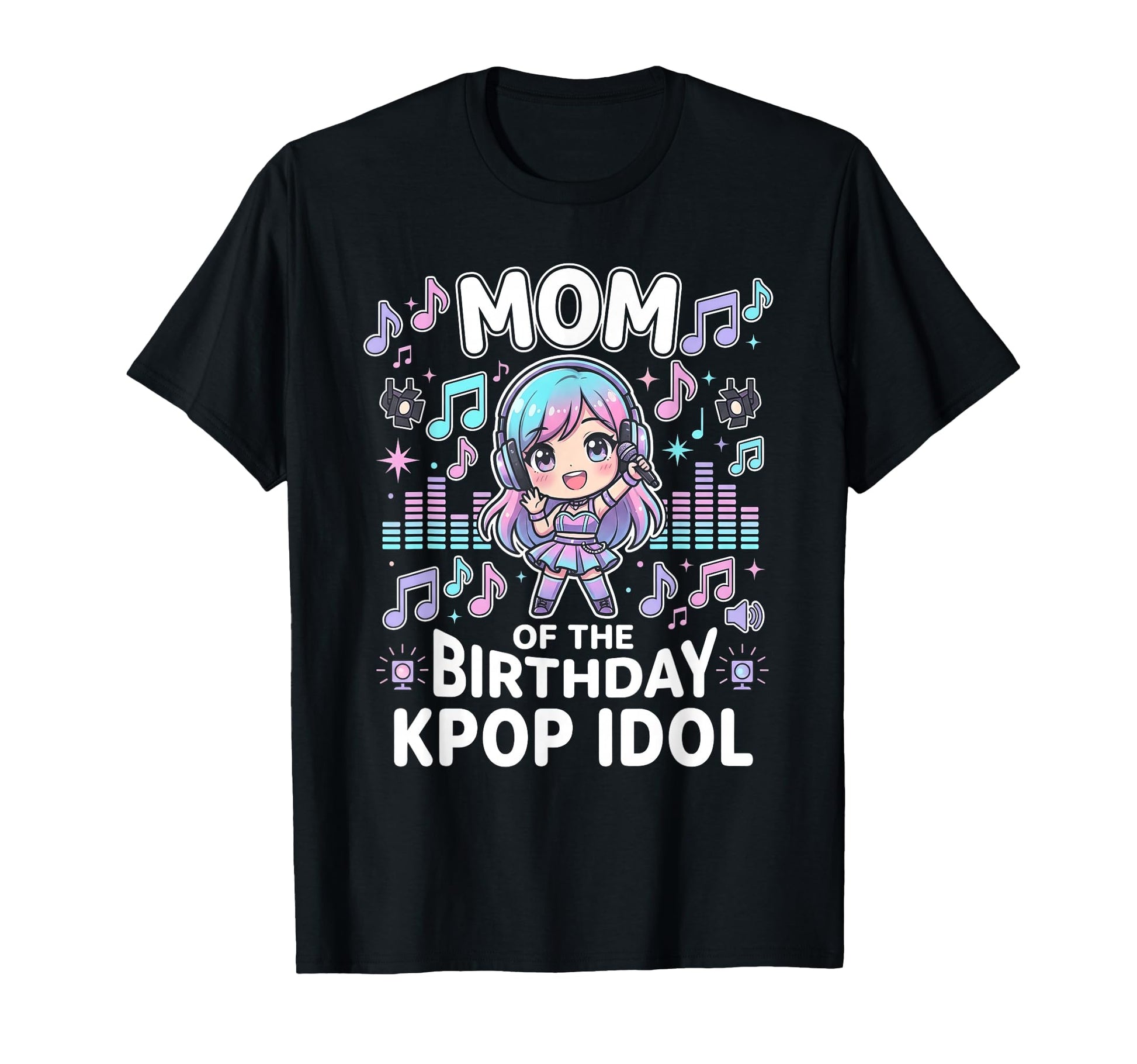 Mom Birthday Kpop Idol Chibi K Pop T-Shirt - Custom Art Print Men Women - T-Shirt, Sweatshirt, Hoodie