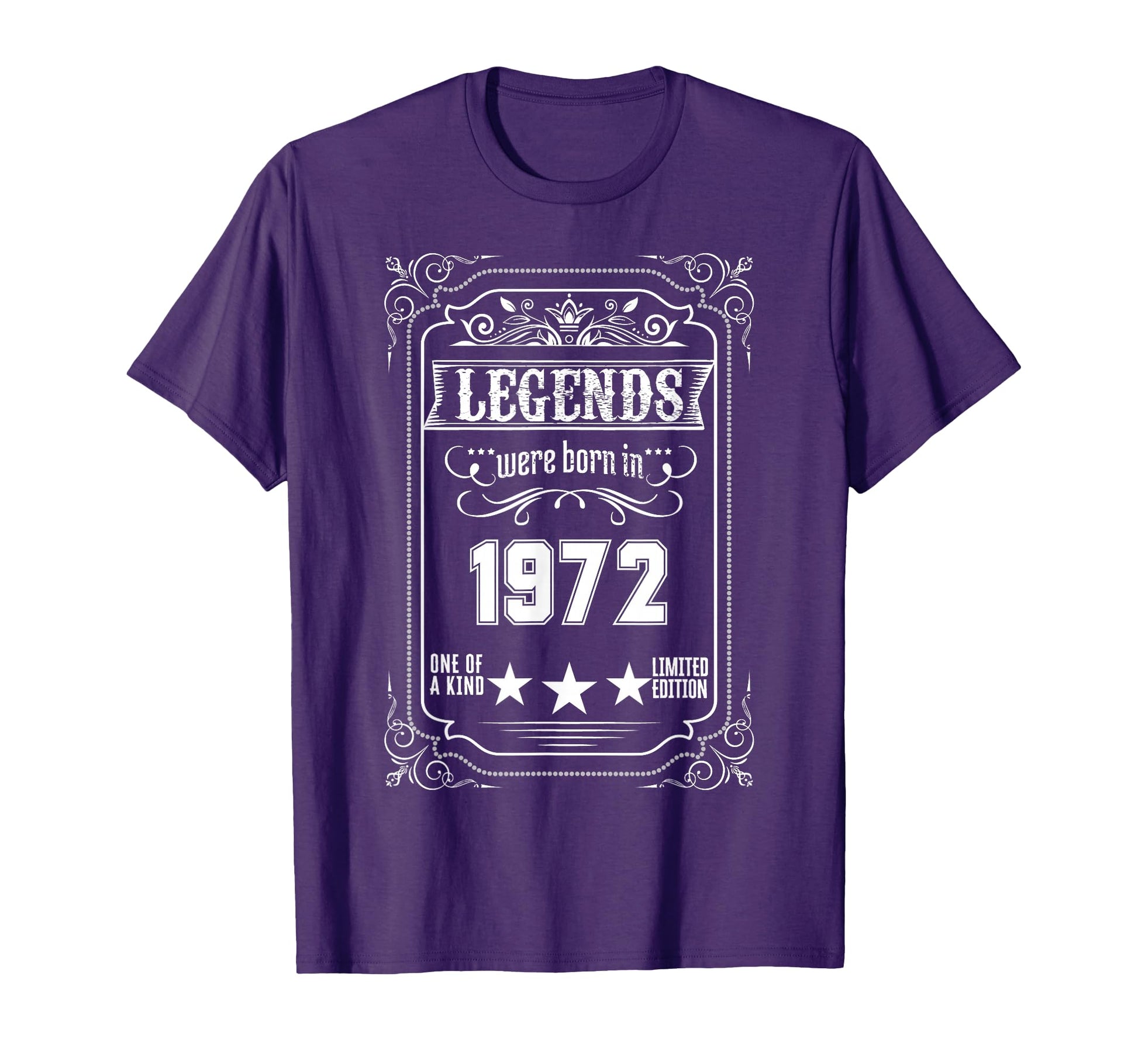 53Th Birthday Legends Born 1972 53 T-Shirt - Unique Graphic Men Women - T-Shirt, Sweatshirt, Hoodie