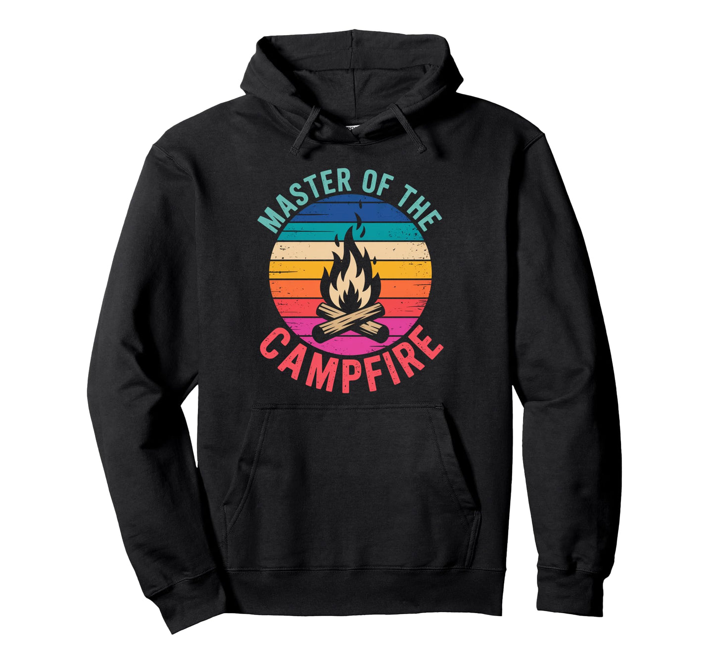 Master Campfire Dad Camping Gifts Camping Hoodie - Graphic Print Men Women - T-Shirt, Sweatshirt, Hoodie