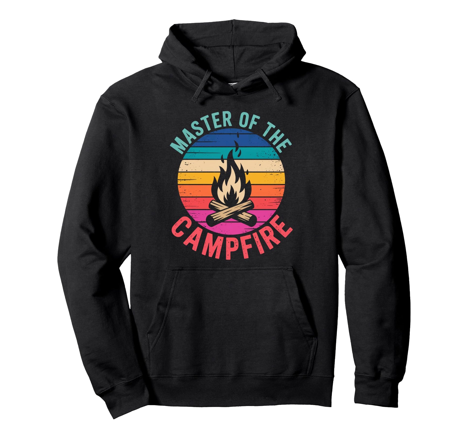Master Campfire Dad Camping Gifts Camping Hoodie - Graphic Print Men Women - T-Shirt, Sweatshirt, Hoodie
