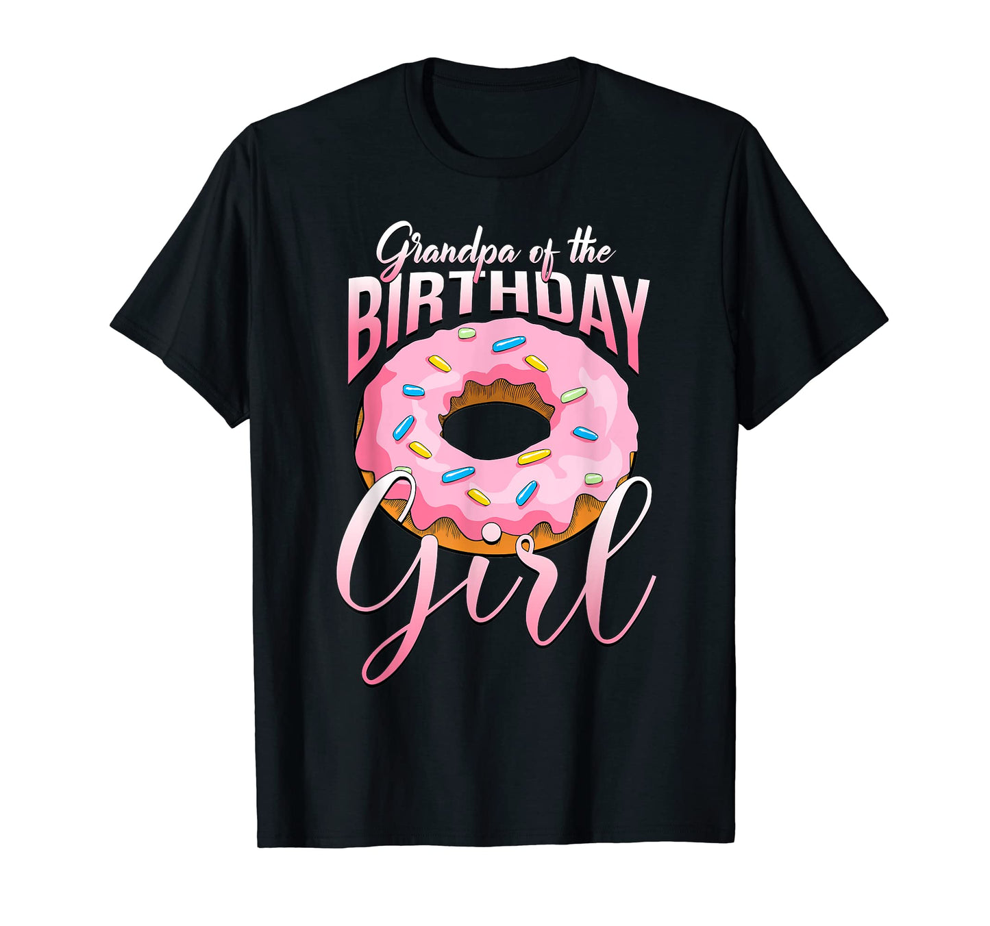 Mens Grandpa Birthday Doughnut Pop T-Shirt - Trendy Graphic Men Women - T-Shirt, Sweatshirt, Hoodie