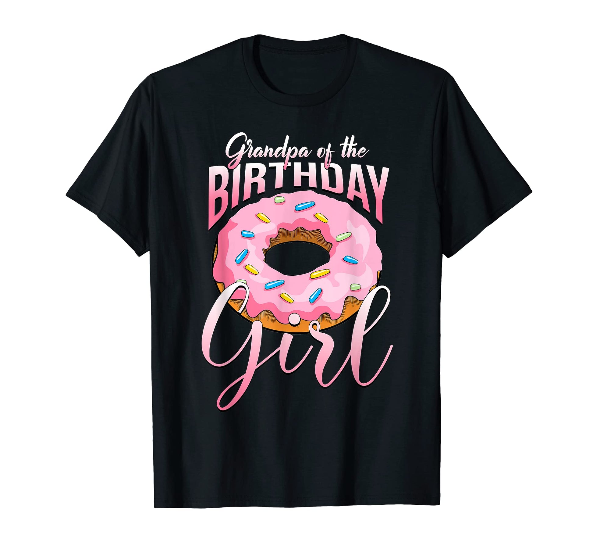 Mens Grandpa Birthday Doughnut Pop T-Shirt - Trendy Graphic Men Women - T-Shirt, Sweatshirt, Hoodie