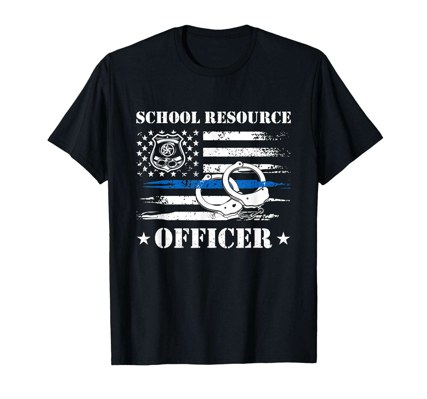 Sro School Resource Officer Police T-Shirt - Fun Novelty Design for Adults - T-Shirt, Sweatshirt, Hoodie