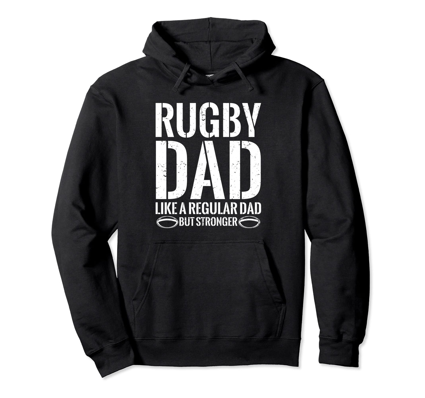 Rugby Rugby Dad Like Regular Dad But Cooler Hoodie - Trendy Graphic Unisex - T-Shirt, Sweatshirt, Hoodie
