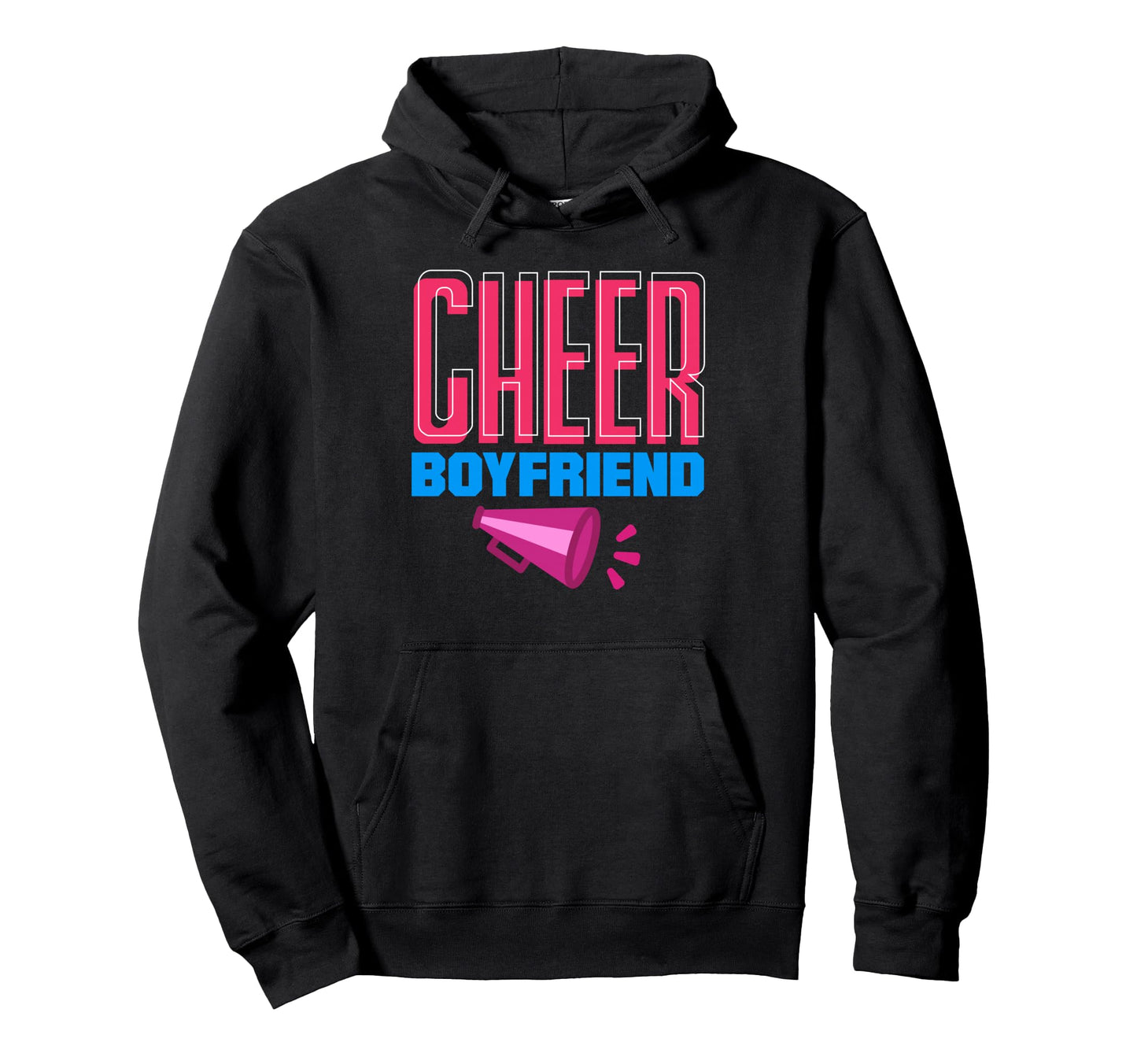 Cheer Boyfriend Proud Cheerleader Bf Hoodie - Aesthetic Graphic Men Women - T-Shirt, Sweatshirt, Hoodie