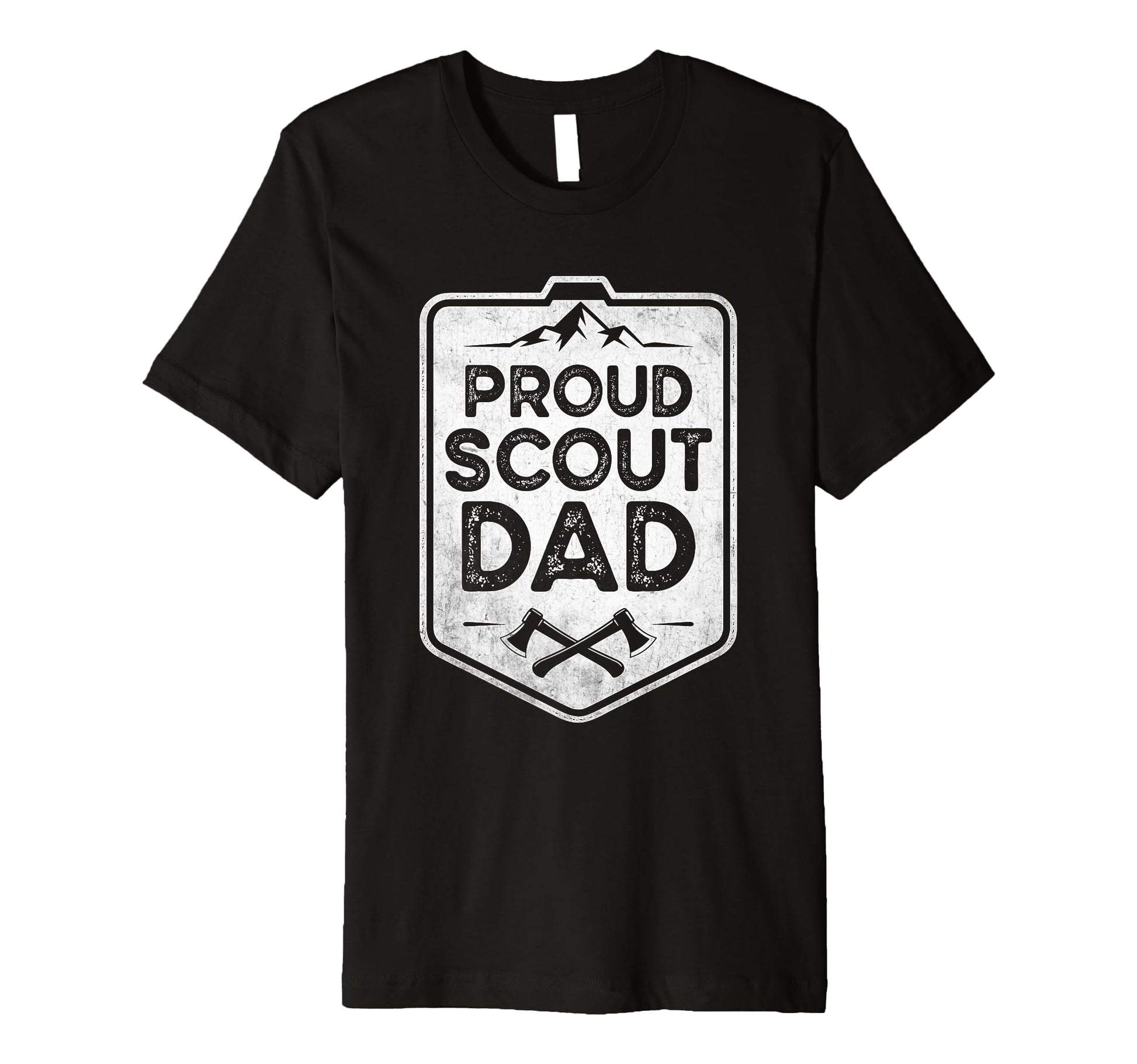 Mens Proud Scout Dad Camping Scouting T-Shirt - Trendy Graphic for Adults - T-Shirt, Sweatshirt, Hoodie