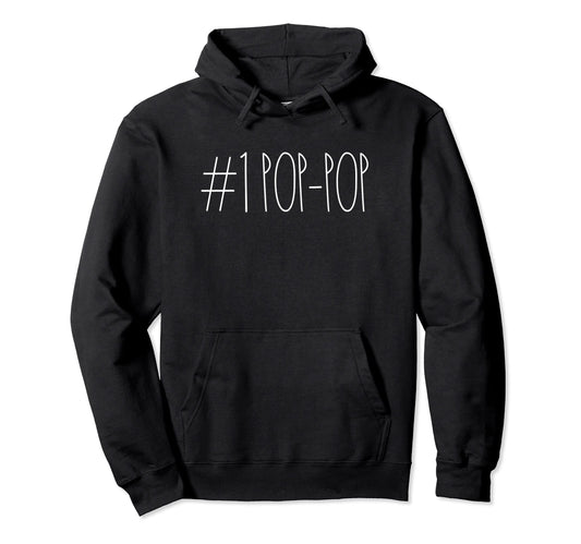 1 Pop Pop Number One Fathers Day Pop Hoodie - Novelty Apparel Men Women - T-Shirt, Sweatshirt, Hoodie