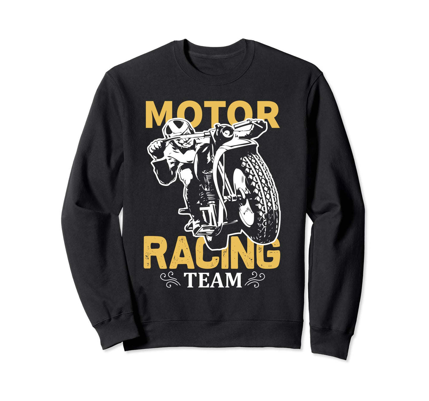 Motor Racing Team Motorcycle Biker Sweatshirt - Novelty Apparel Men Women - T-Shirt, Sweatshirt, Hoodie