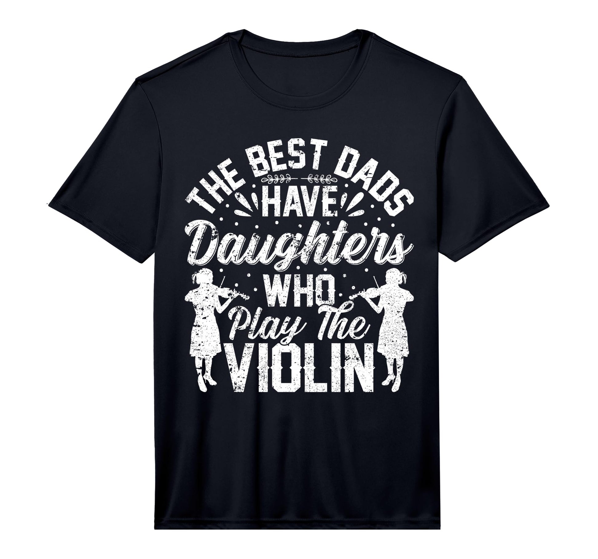 Mens Best Dads Have Daughters Who Play T-Shirt - Custom Art Print Unisex - T-Shirt, Sweatshirt, Hoodie