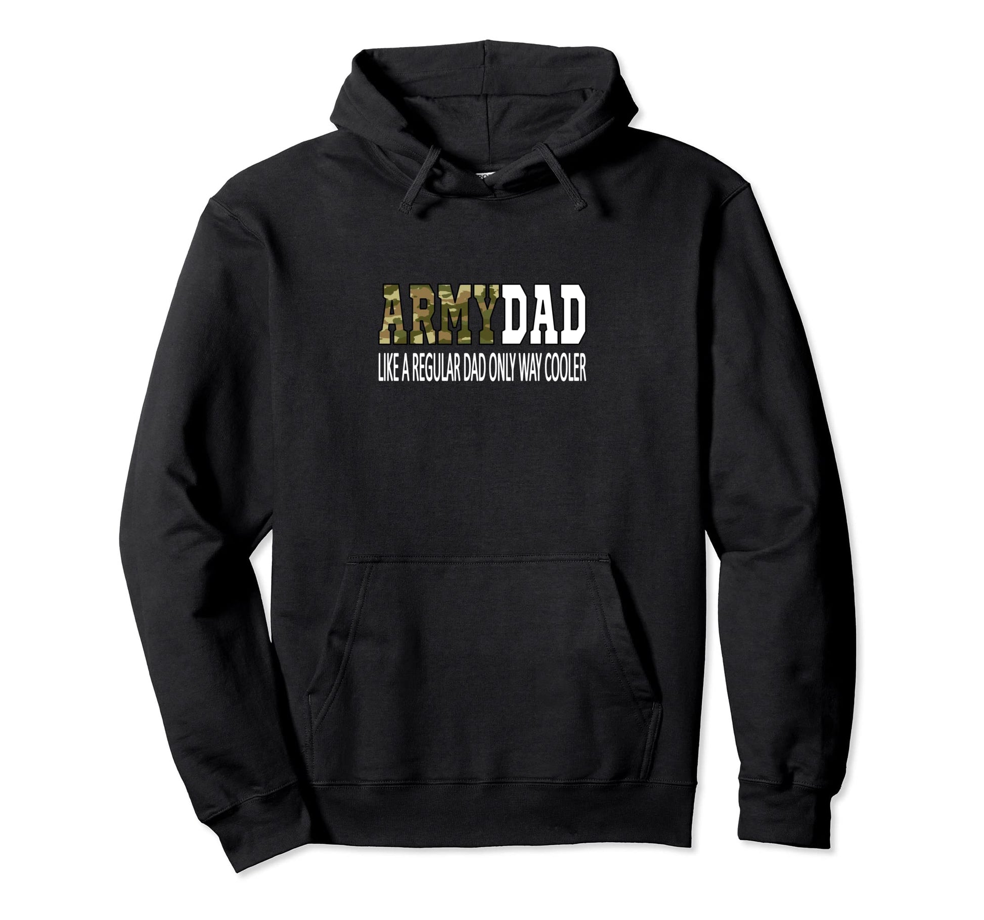 Army Dad Like Regular Dad Camouflage Hoodie - Minimalist Print Unisex - T-Shirt, Sweatshirt, Hoodie