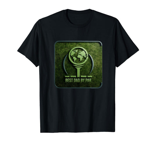 Best Dad Par Golf Golfer Golfing Fathers T-Shirt - Minimalist Print Unisex - T-Shirt, Sweatshirt, Hoodie