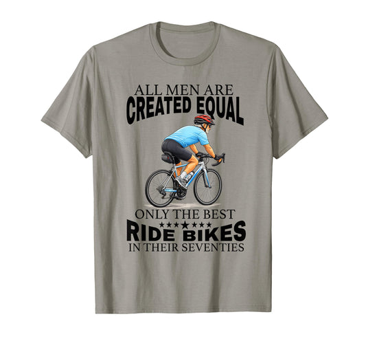 All Are Created Equal Biking T-Shirt - Casual Everyday Wear Men Women - T-Shirt, Sweatshirt, Hoodie