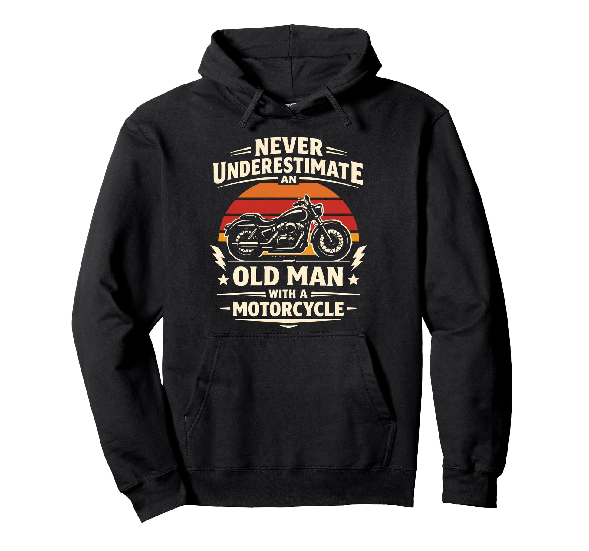 Motorcycle Biker Female Never Hoodie - Unique Graphic for Adults - T-Shirt, Sweatshirt, Hoodie