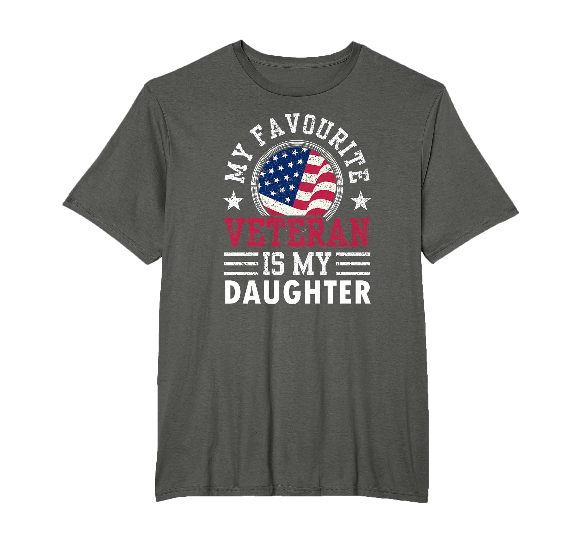 My Favorite Veteran Is My T-Shirt - Casual Everyday Wear for Adults - T-Shirt, Sweatshirt, Hoodie