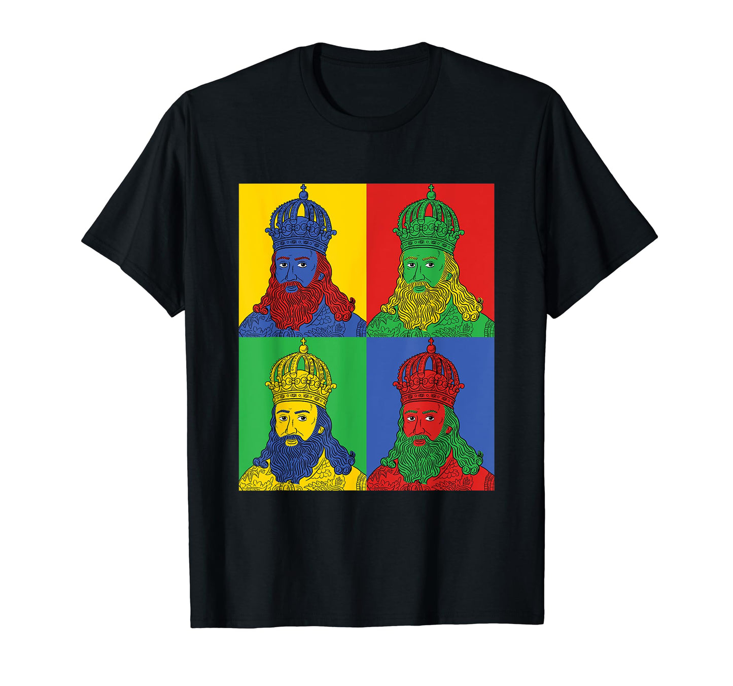 Charlemagne Pop Art History T-Shirt - Streetwear Style Men Women - T-Shirt, Sweatshirt, Hoodie