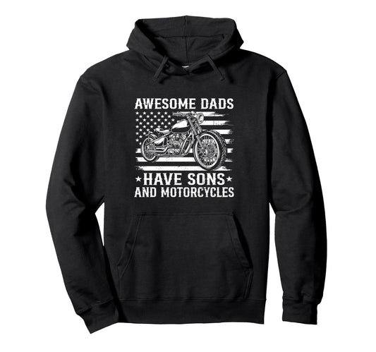 Awesome Dads Have Sons And Hoodie - Aesthetic Graphic Men Women - T-Shirt, Sweatshirt, Hoodie