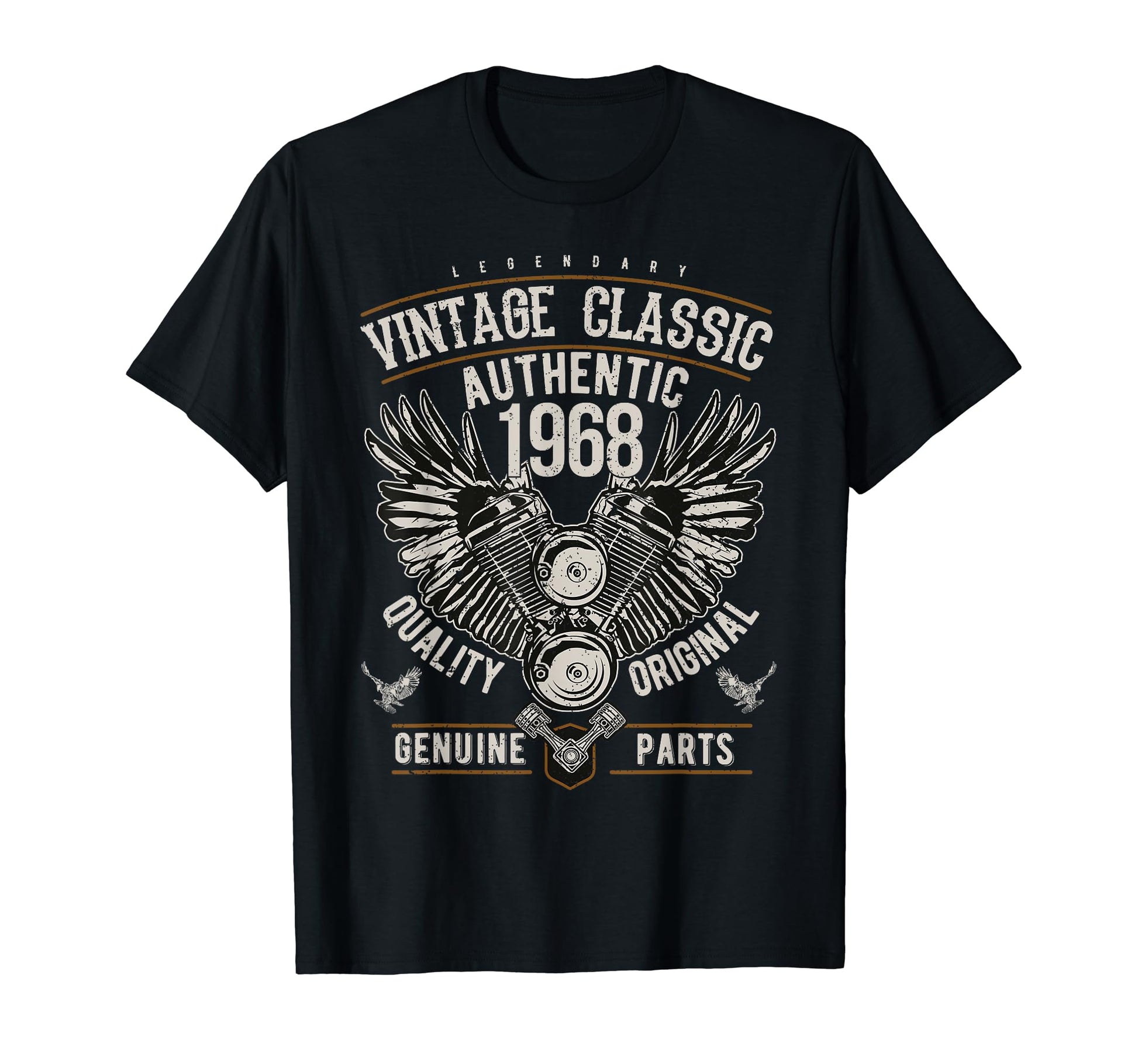 50Th Birthday Gifts Motorcycle Dad 1968 T-Shirt - Unique Graphic Unisex - T-Shirt, Sweatshirt, Hoodie