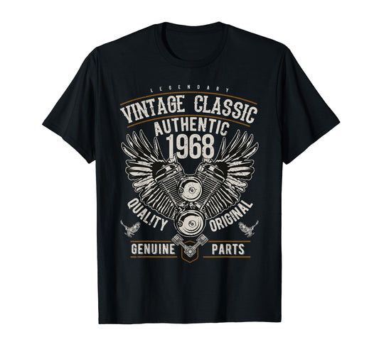 50 50Th Birthday Gifts Motorcycle Papa T-Shirt - Unique Graphic for Adults - T-Shirt, Sweatshirt, Hoodie