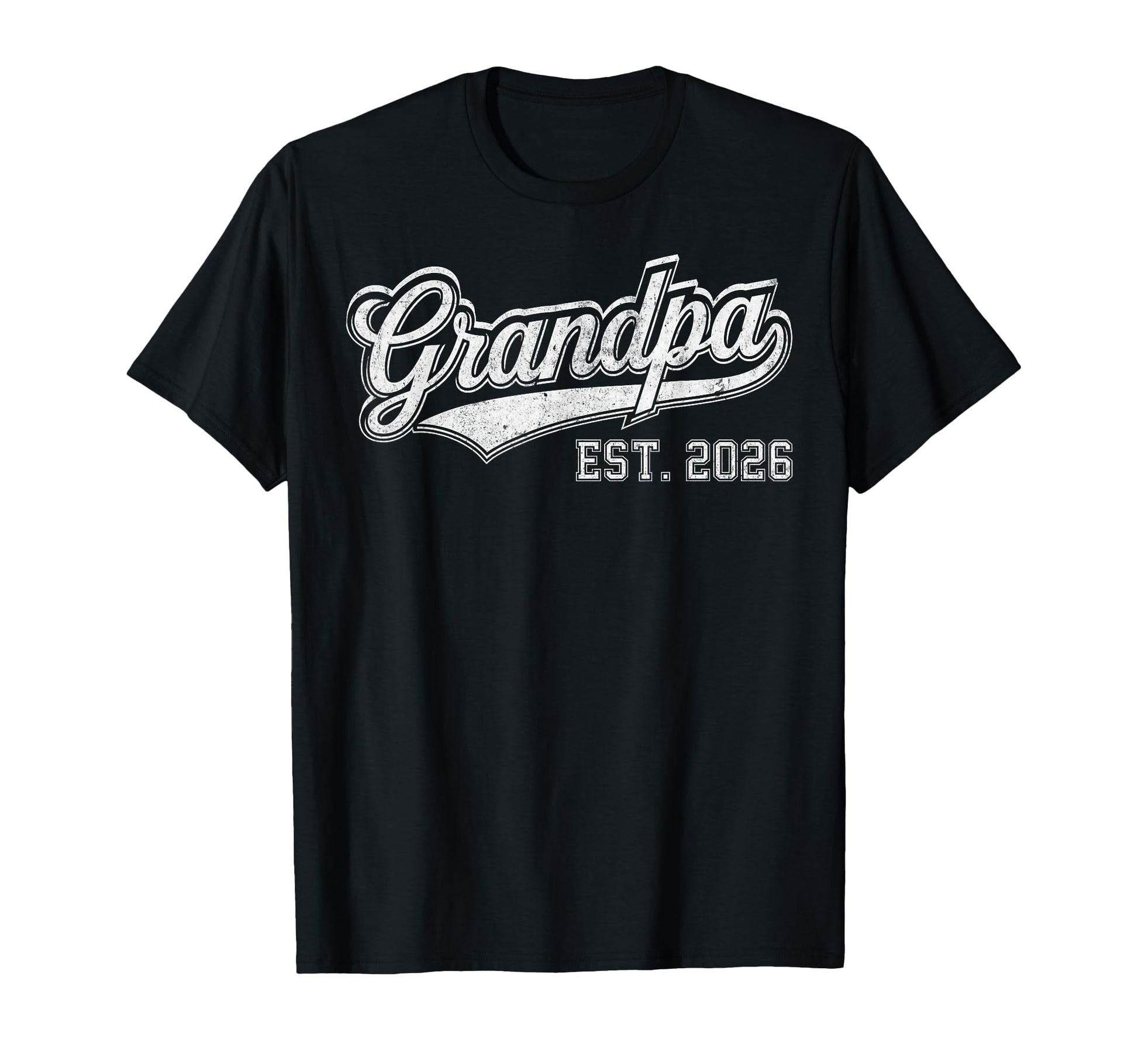 Mens Promoted To Grandpa Est 2026 T-Shirt - Minimalist Print Unisex - T-Shirt, Sweatshirt, Hoodie