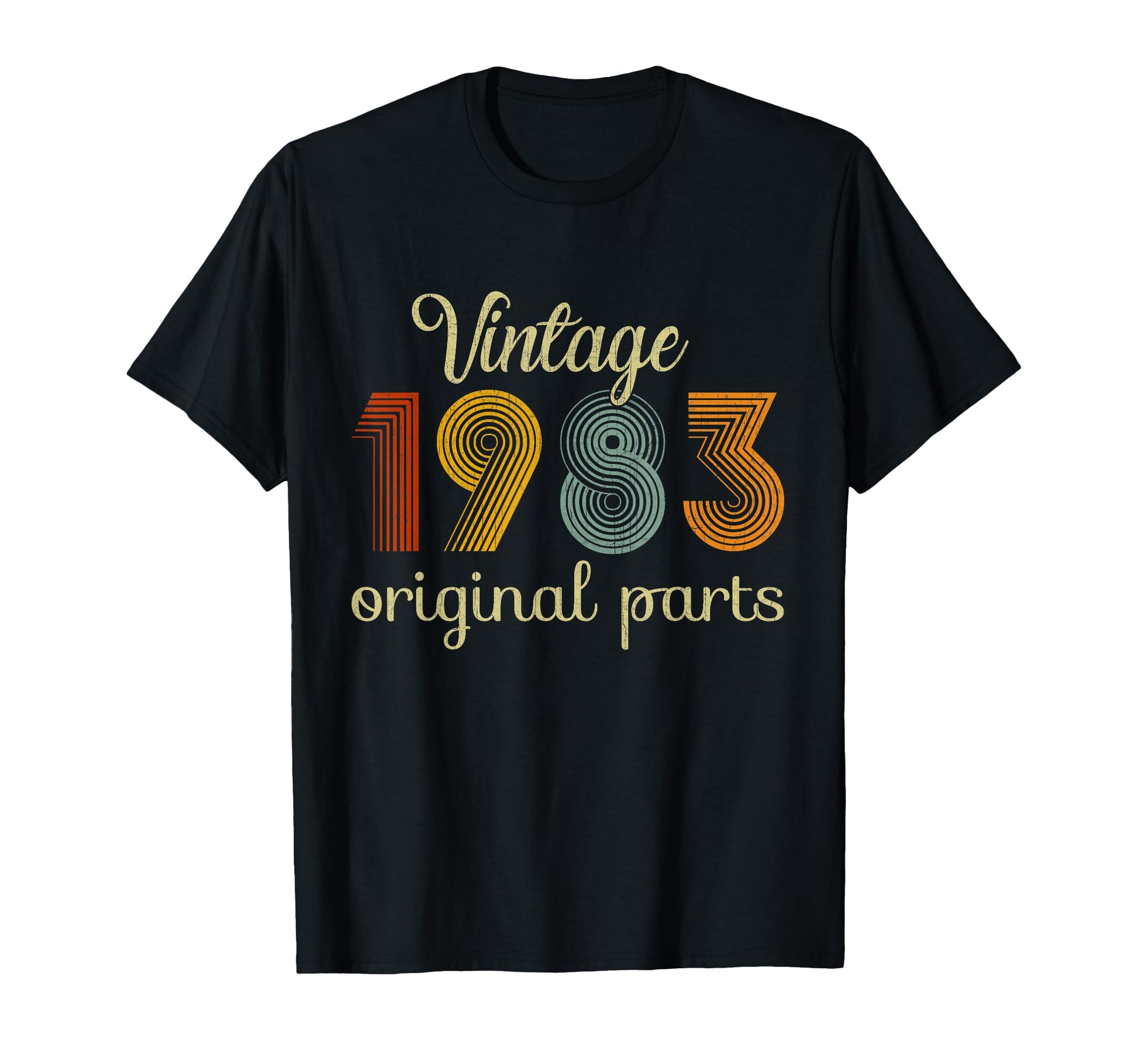 1983 Original Parts 40 Years Old 40Th T-Shirt - Custom Art Print Men Women - T-Shirt, Sweatshirt, Hoodie