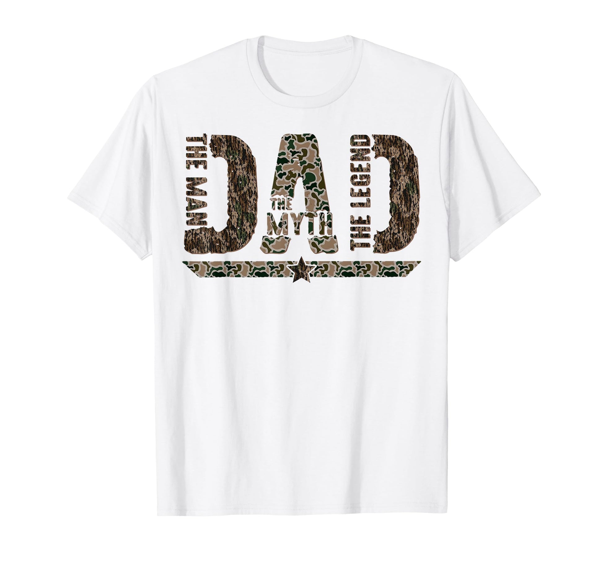 Camo Legend Dad Best Dad Ever T-Shirt - Minimalist Print for Adults - T-Shirt, Sweatshirt, Hoodie