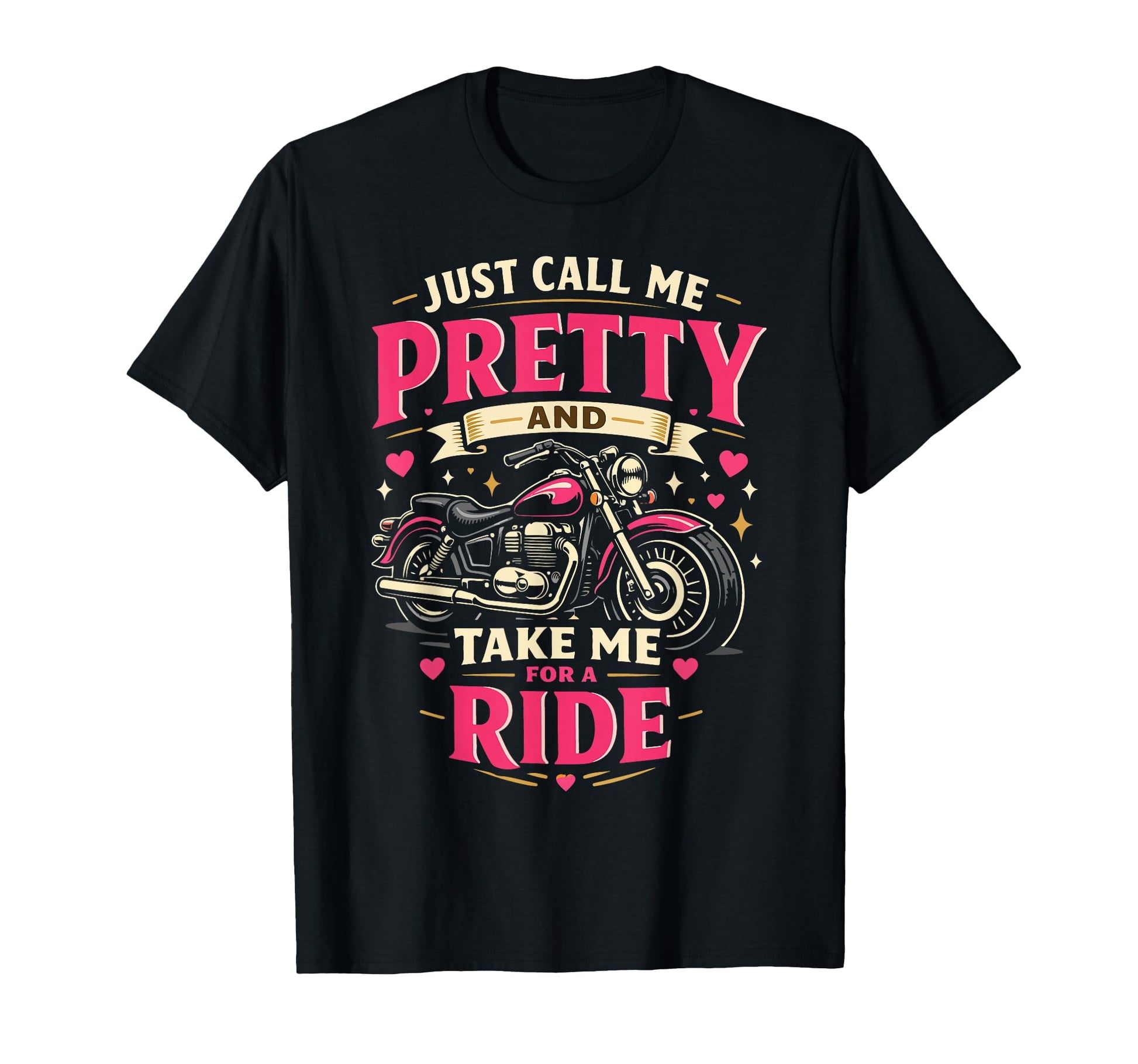 Motorcycle Biker Female Just Call T-Shirt - Custom Art Print for Adults - T-Shirt, Sweatshirt, Hoodie