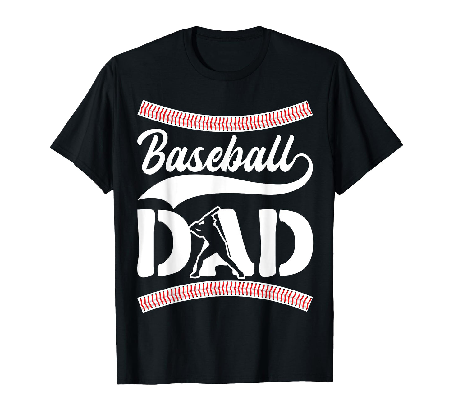 Baseball Dad T-Shirt - Minimalist Print for Adults - T-Shirt, Sweatshirt, Hoodie