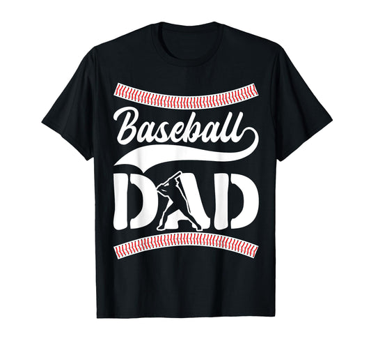 Baseball Dad T-Shirt - Minimalist Print for Adults - T-Shirt, Sweatshirt, Hoodie