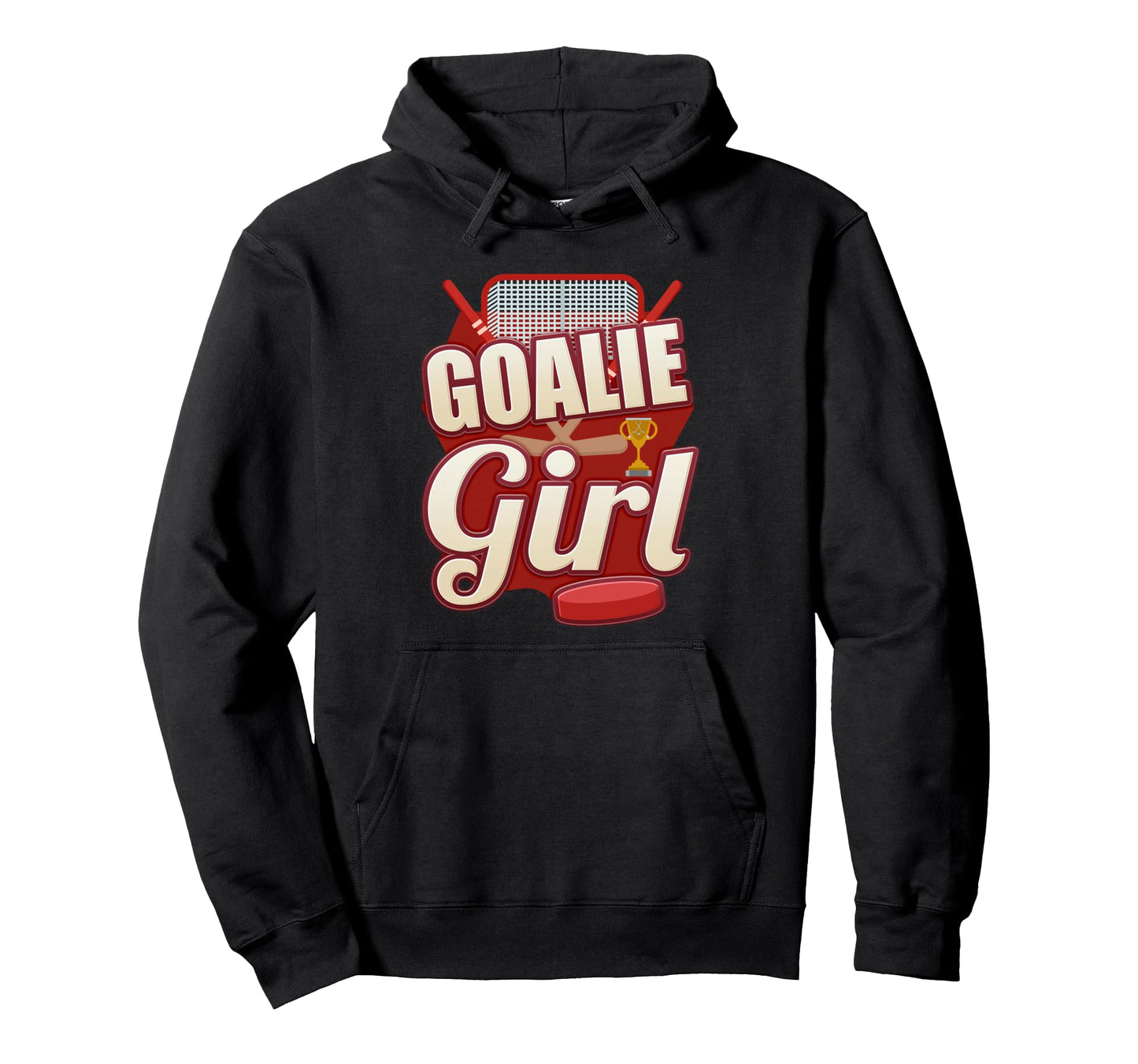Ice Hockey Goalie Fun Ice Hockey Goalie Hoodie - Unique Graphic Unisex - T-Shirt, Sweatshirt, Hoodie