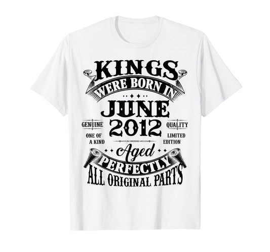 14Th Birthday Gift Kings Born June T-Shirt - Novelty Apparel Men Women - T-Shirt, Sweatshirt, Hoodie