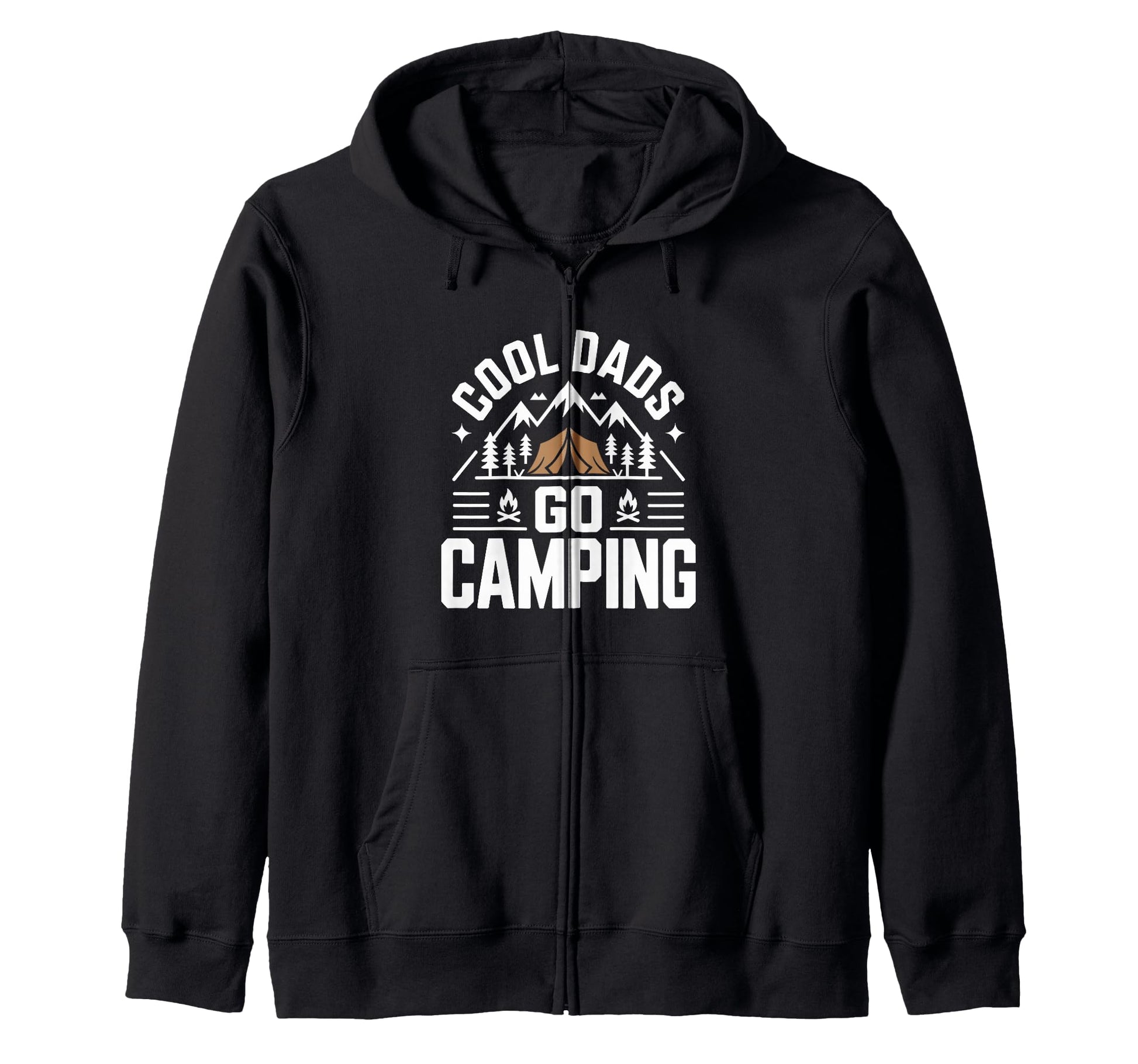 Funny Camping Dad Fathers Day Camper Outdoor Hoodie - Graphic Print Unisex - T-Shirt, Sweatshirt, Hoodie