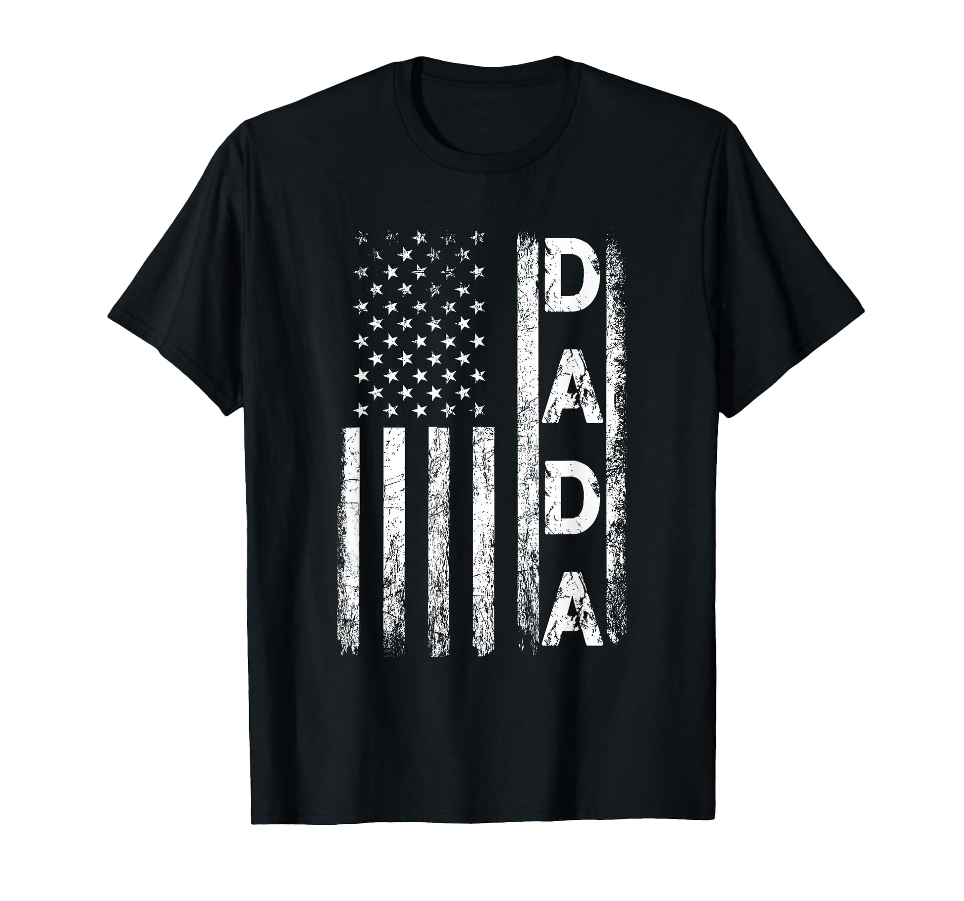 Dada American Flag Patriotic 4Th T-Shirt - Custom Art Print for Adults - T-Shirt, Sweatshirt, Hoodie
