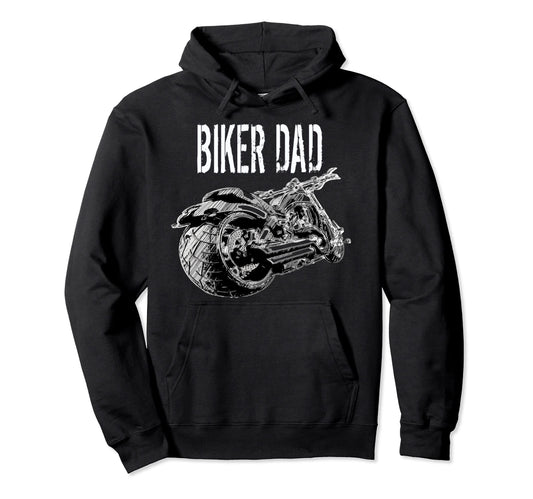 American Built Chopper Biker Dad Hoodie - Minimalist Print for Adults - T-Shirt, Sweatshirt, Hoodie