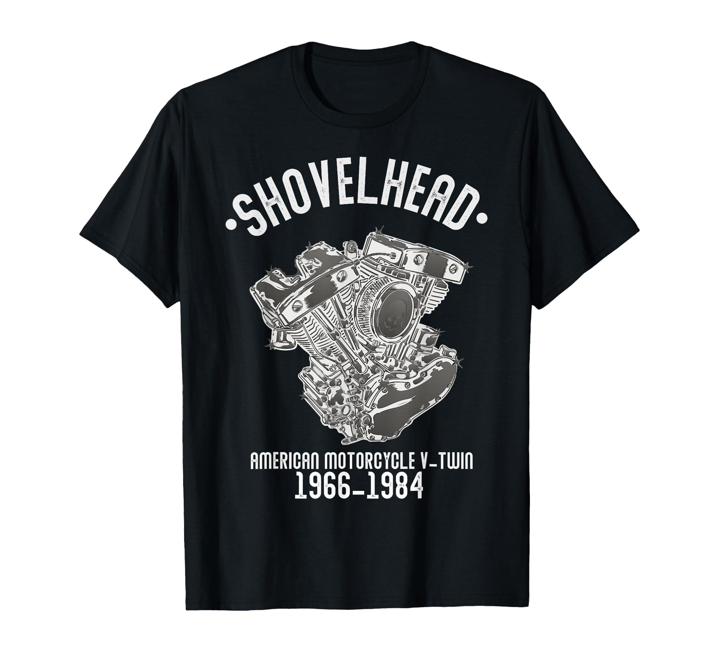 Novelty Shovelhead Motorcycle T-Shirt - Novelty Apparel for Adults - T-Shirt, Sweatshirt, Hoodie