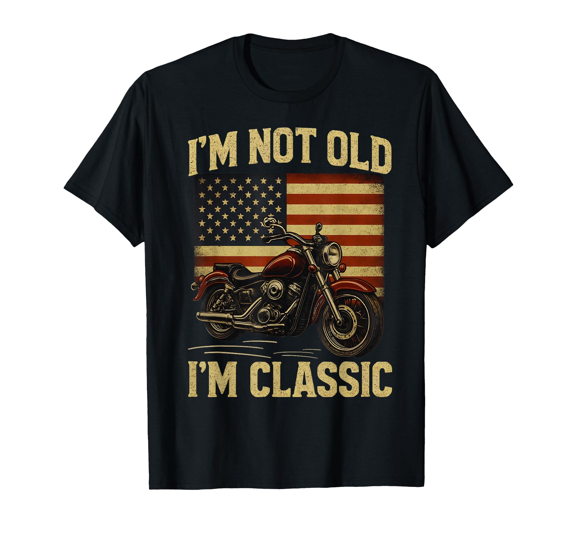 Motorcycle Im Not Old Im Motorcycle T-Shirt - Aesthetic Graphic Unisex - T-Shirt, Sweatshirt, Hoodie
