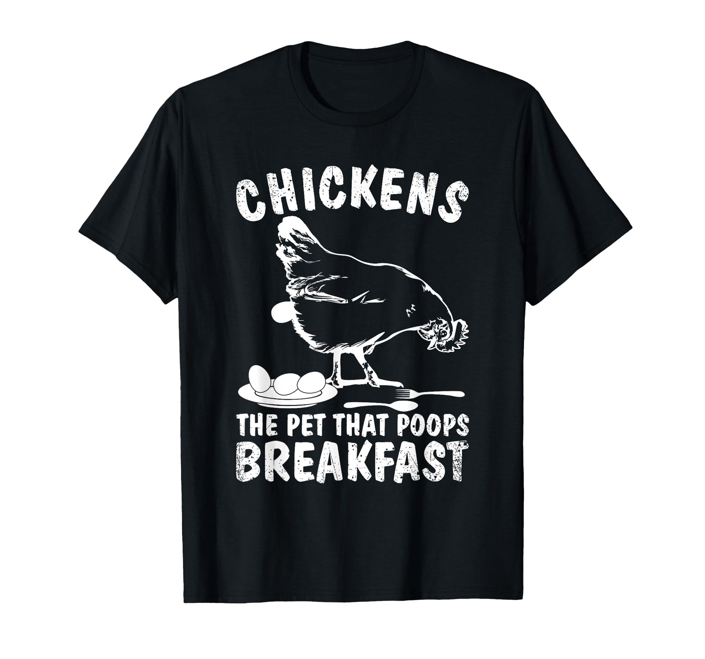 Funny Chickens Pet Poop Breakfast T-Shirt - Streetwear Style for Adults - T-Shirt, Sweatshirt, Hoodie