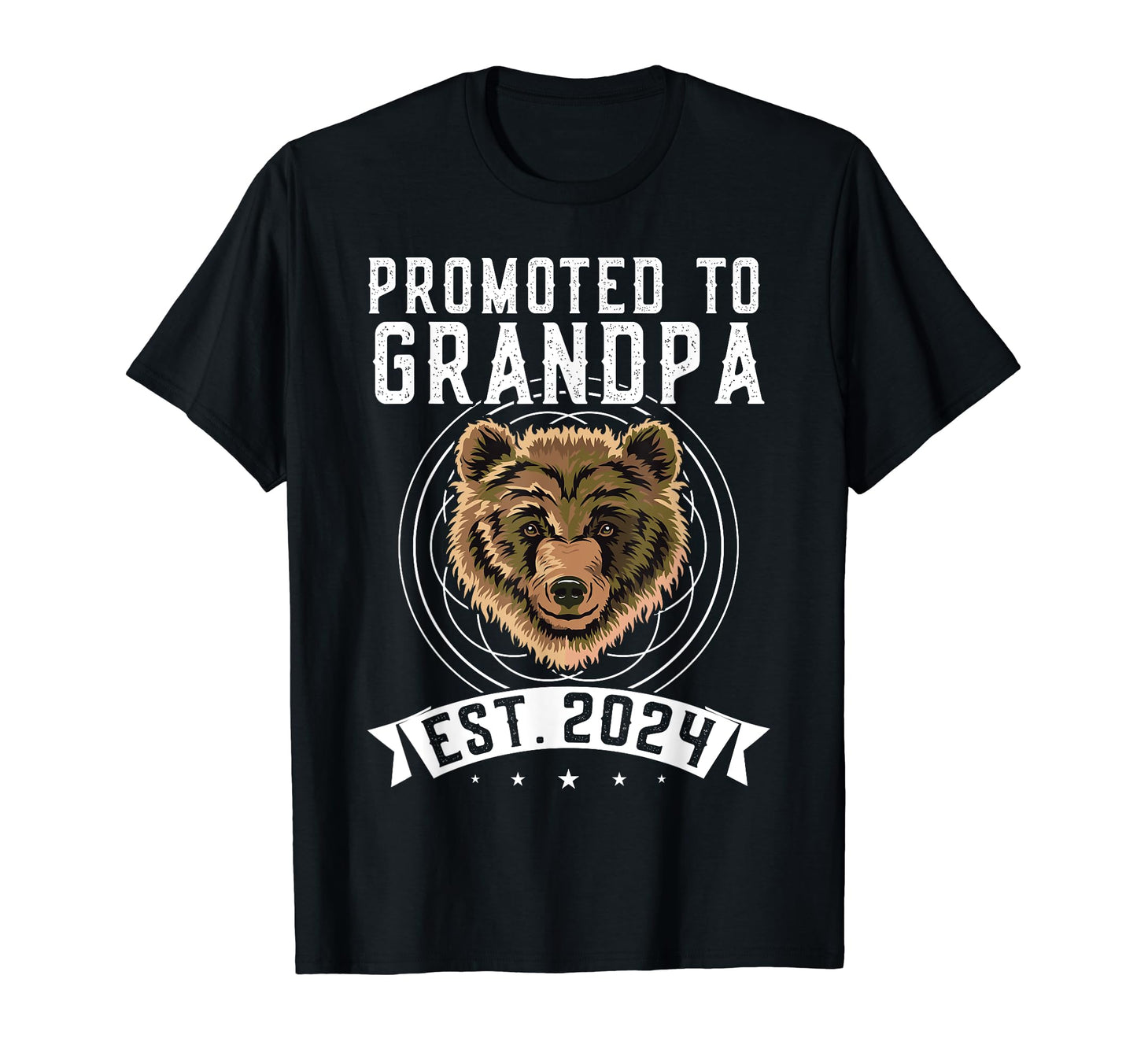 Promoted To Grandpa Est 2024 Grandpa T-Shirt - Unique Graphic Unisex - T-Shirt, Sweatshirt, Hoodie